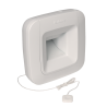 Bouche hygroréglable BDH bain/WC BW63 15-45/45 m³/h sans fût cordelette blanc - ALDES - 11015343