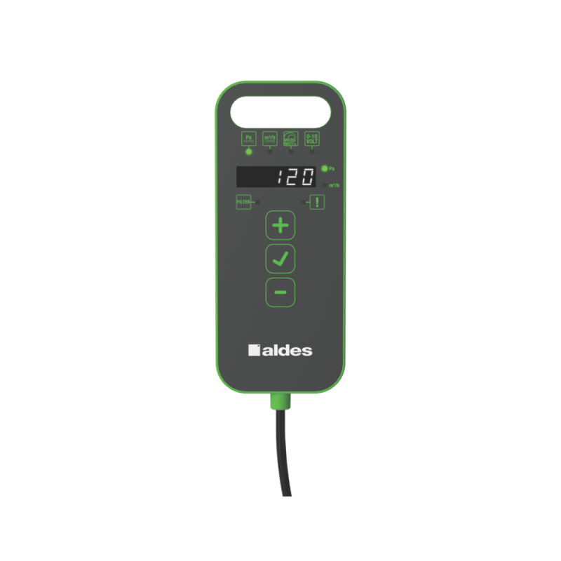 Caisson d'extraction ou d'insufflation EasyVEC® Compact 300 Micro-watt + - ALDES - 11034011