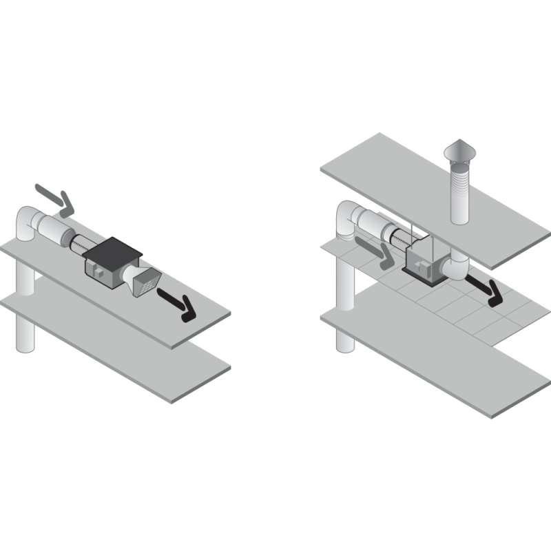 Caisson d'extraction ou d'insufflation EasyVEC® Standard 8000 - ALDES - 11034047