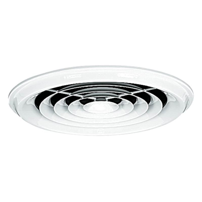 Diffuseur circulaire concentrique fixe en acier blanc - SC831 - ALDES