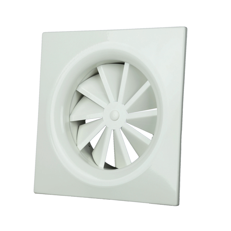 Diffuseur fixe hélicoïdal pour dalles plafond 600x600 acier blanc - SF861T - ALDES