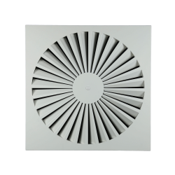 Diffuseur fixe hélicoïdal pour dalle plafond 600x600 acier blanc SF 786 - ALDES - 11051133