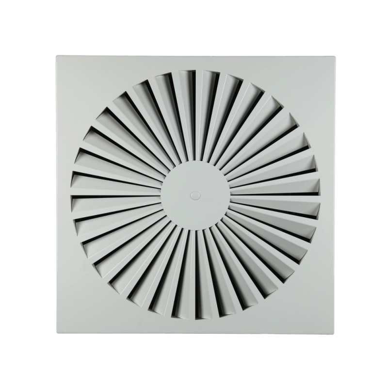 Diffuseur fixe hélicoïdal pour dalle plafond 600x600 acier blanc SF 786 - ALDES - 11051133