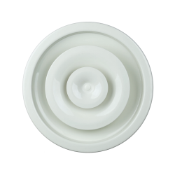 Diffuseur soufflage réglable circulaire acier blanc plafond ou conduit A842 - ALDES