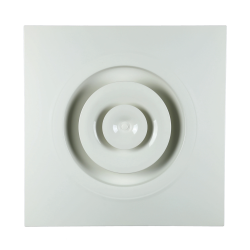 Diffuseur soufflage réglable circulaire acier blanc dalle 600x600 A842 TP - ALDES