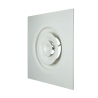 Diffuseur soufflage réglable circulaire acier blanc dalle 600x600 A842 TP - ALDES