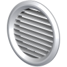 Grille extérieure ronde plastique GPA blanc - ALDES