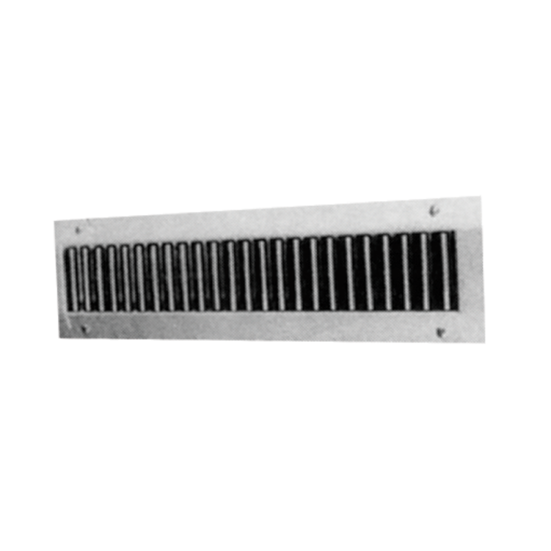 Grille sur conduit simple déflexion de soufflage en acier GD 102- ALDES