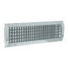 Grille sur conduit simple déflexion de soufflage en acier GD 102 - ALDES
