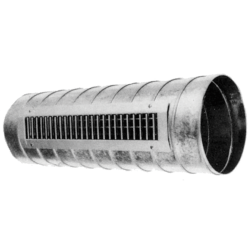 Grille sur conduit simple déflexion de soufflage en acier GD 102 - ALDES
