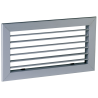 Grille simple déflexion de reprise en alu AC 101 fixation par clips - ALDES
