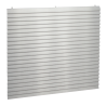 Grille de reprise en dalle de plafond 600x600 alu à ailettes inclinées AO251 - ALDES - 11050667