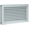 Grille de transfert simple déflexion AC181 aluminium fixation par vis - ALDES