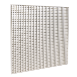 Grille de reprise en dalle de plafond 600x600 blanche avec maille carrée AU124Z - ALDES - 11050727