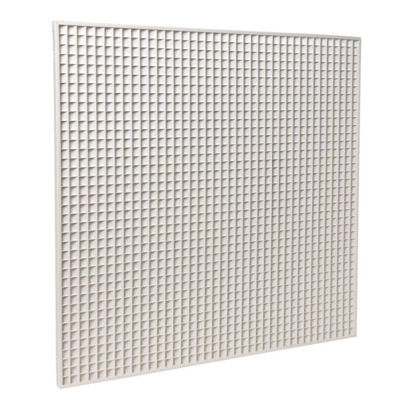 Grille de reprise en dalle de plafond 600x300 blanche avec maille carrée AU124Z - ALDES - 11050729