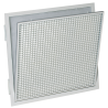 Grille de reprise plafond/mur 400x200 blanche mailles carrées filtre AC174Z - ALDES - 11050740