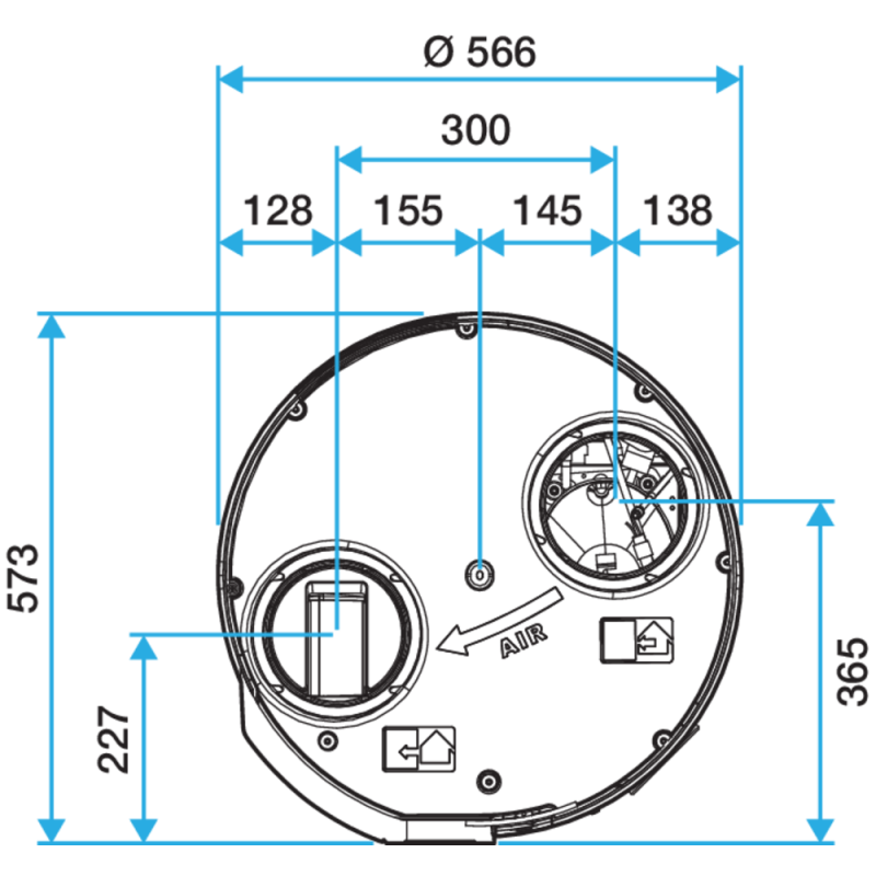 Chauffe-eau thermodynamique - T.Flow Hygro+ - ALDES
