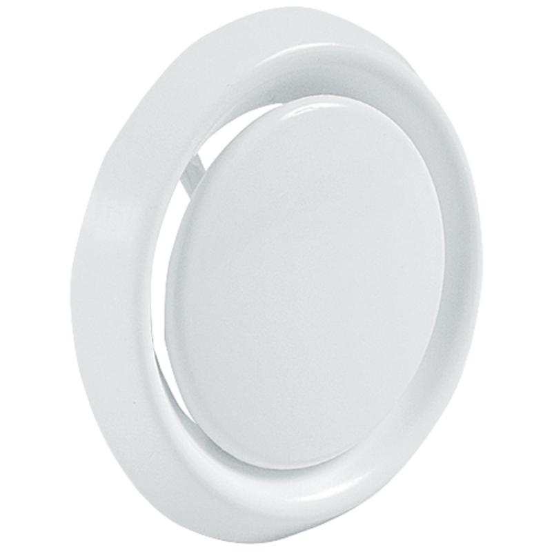 Bouche à noyau réglable de soufflage et reprise plastique blanc SR 149 - ALDES