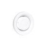 Bouche à noyau réglable de reprise acier blanc - SR 143 - ALDES