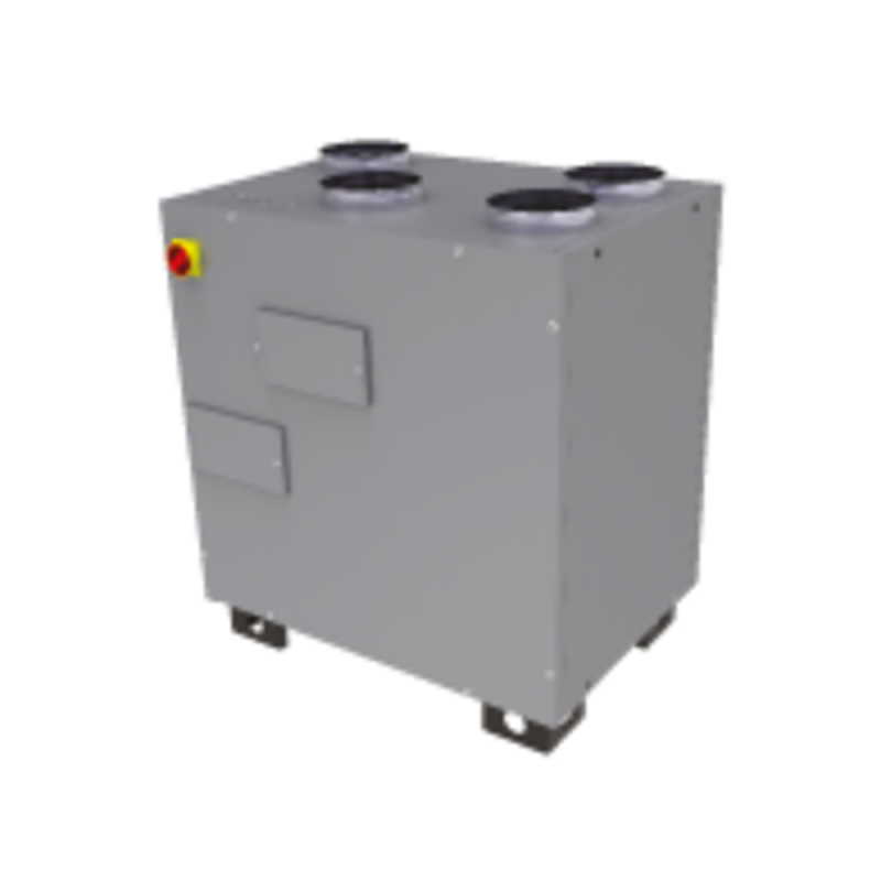 VMC double flux InspirAIR® Top 600 config gauche et batterie préch élec intégrée - ALDES - 11027179