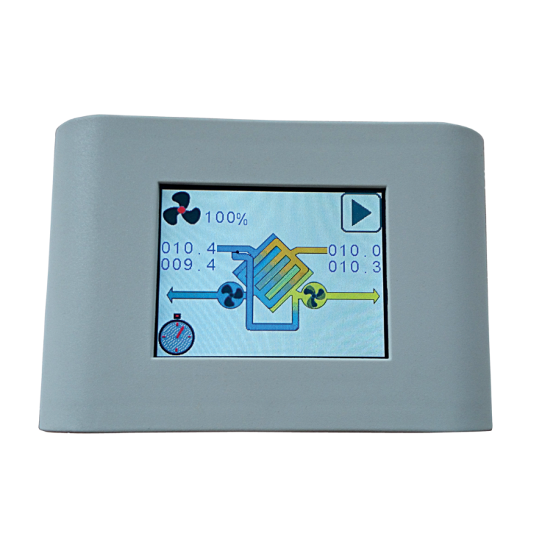 VMC double flux InspirAIR® Top 600 config gauche et batterie préch élec intégrée - ALDES - 11027179