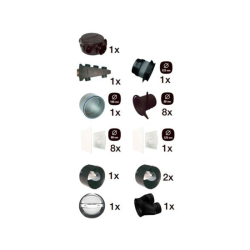 Kit accessoires pour VMC double flux - réseau flexible - ALDES - 11091777