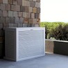 Cache unité extérieure aluminium blanc - DECOCLIM