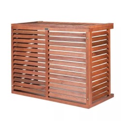 Cache unité extérieure bois - DECOCLIM