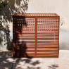 Cache unité extérieure bois - DECOCLIM