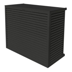 Cache unité extérieure aluminium anthracite - DECOCLIM
