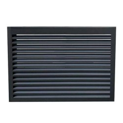 Face arrière pour cache en aluminium - DECOCLIM