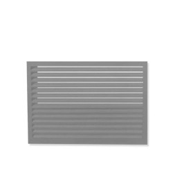 Face arrière pour cache en aluminium - DECOCLIM