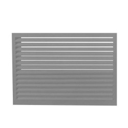 Face arrière pour cache en aluminium - DECOCLIM