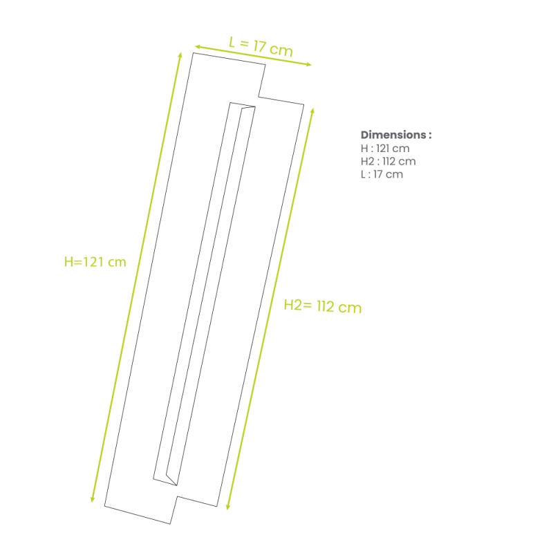 Lot de 2 joues latérales en aluminium - DECOCLIM