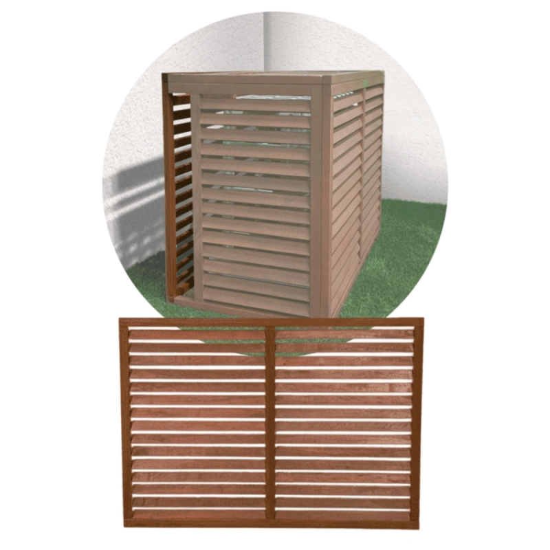 Face arrière pour cache en bois - DECOCLIM