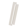 Lot de 2 joues latérales en aluminium - DECOCLIM