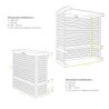 Cache unité extérieure en aluminium