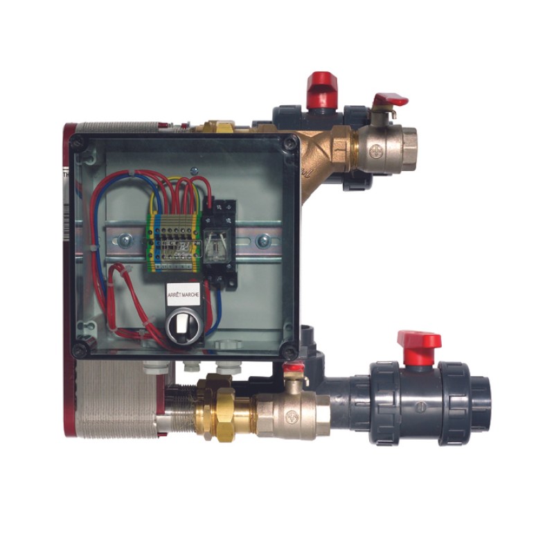 Echangeur piscine SP pour pompe à chaleur eau / eau - ATLANTIC - 570615