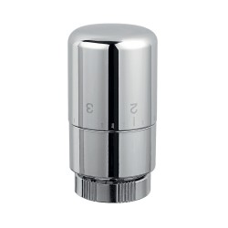 Tête thermostatique pour sèche-serviettes chrome - ATLANTIC - 850321