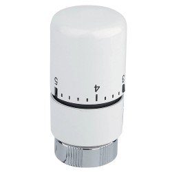 Tête thermostatique pour sèche-serviettes blanche - ATLANTIC - 850322