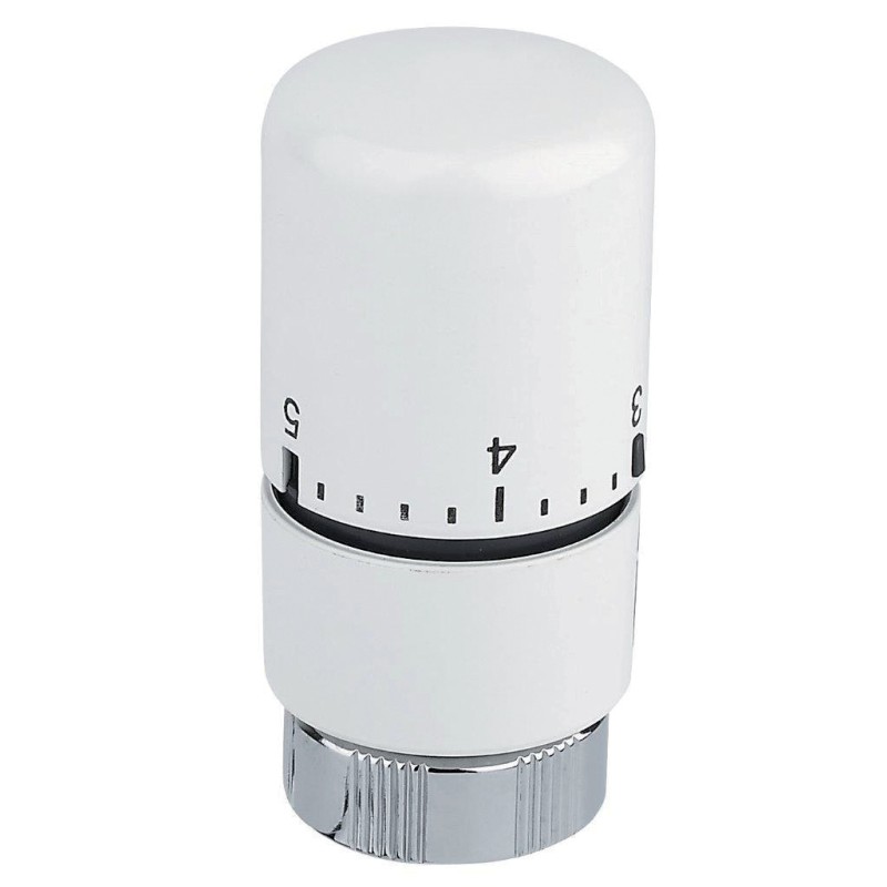 Tête thermostatique pour sèche-serviettes blanche - ATLANTIC - 850322