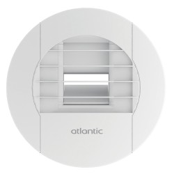 Bouche d'extraction hygroréglable SDB/WC BHBW 15/45-45M manuelle 125 - ATLANTIC - 526143