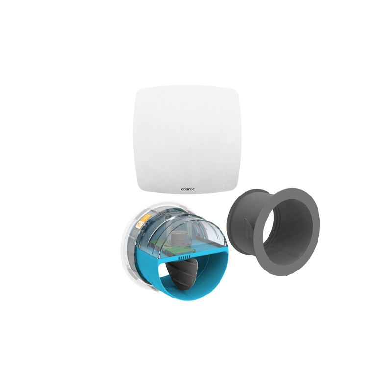Kit e-Twist&Go avec 1 Piquage 125 Cuisine + 1 Bouche Line pour VMC Hygrogenius - ATLANTIC - 526289