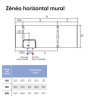 ATLANTIC - Chauffe-eau électrique Zénéo ACI Hybride horizontal mural racc. dessous 200L - 155413