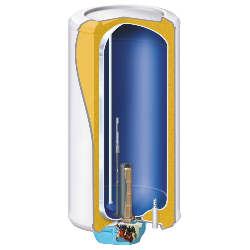 Chauffe-eau électrique Zénéo ACI Hybride vertical mural 50L - ATLANTIC - 153105