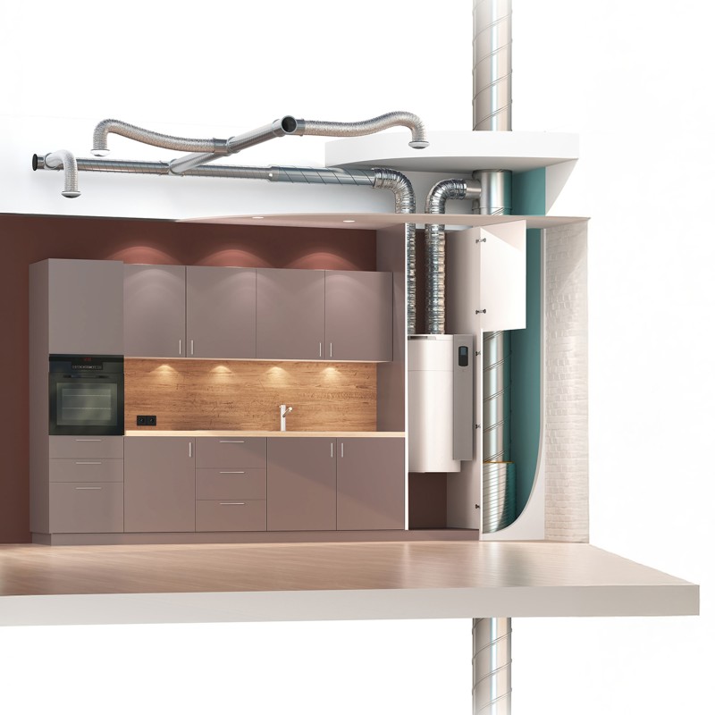 Chauffe-eau thermodynamique AQUACOSY EVOLUTION 185L Avec ventilateur - ATLANTIC - 350202