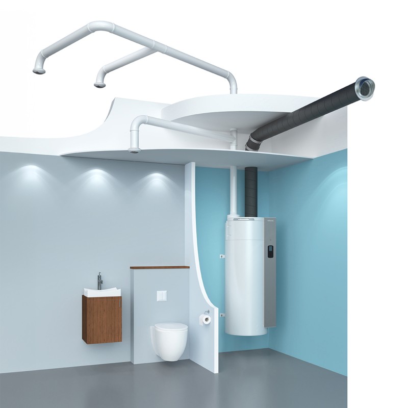 Chauffe-eau thermodynamique AQUACOSY EVOLUTION 185L Avec ventilateur - ATLANTIC - 350202