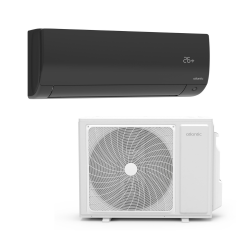 Climatiseur reversible monosplit murale R32 MURAO Premium noir 2,6 KW - ATLANTIC