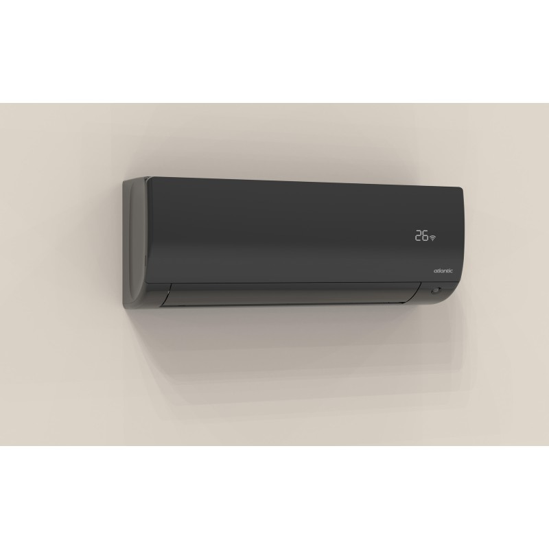 Climatisation unité intérieure murale R32 MURAO Premium noir 5300W - ATLANTIC - 873985