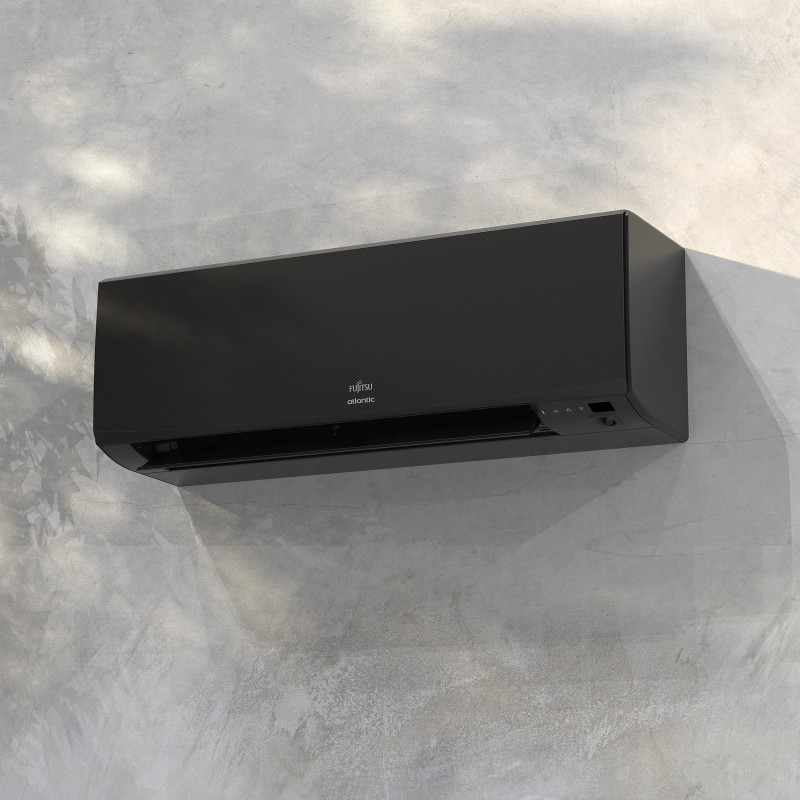 Climatisation unité intérieure murale R32 TAKAO PLUS KJCA Noir 4200W - ATLANTIC - 873328